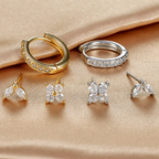 Serafina | Shining Boho Flower Style Sets of Earrings