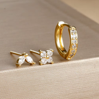 Serafina | Shining Boho Flower Style Sets of Earrings