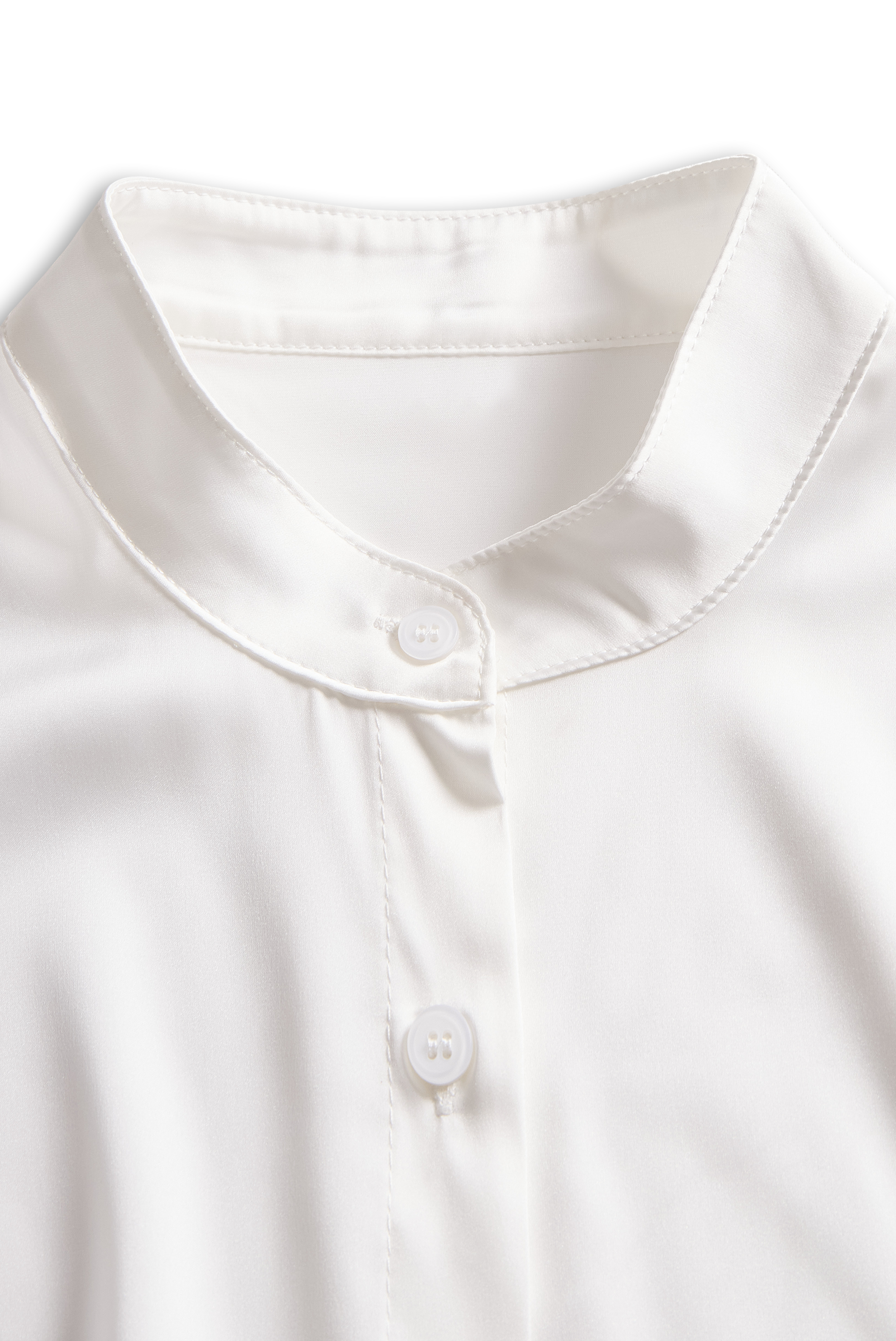 Luxurious Silk Satin Blouse with a Tailored Fit