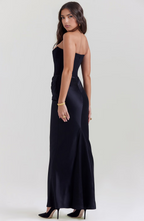 Mia Strapless Corset Maxi Dress