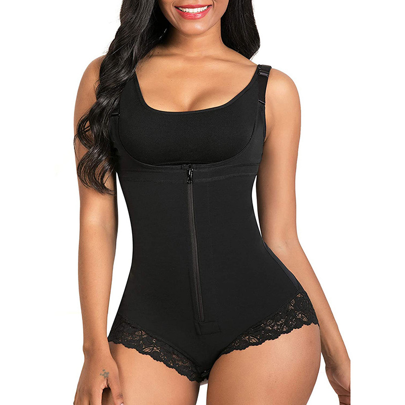 Seamless Zip-Front Full Body Corset Shaper