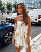 Ione | Flowing Bloom Mini Dress