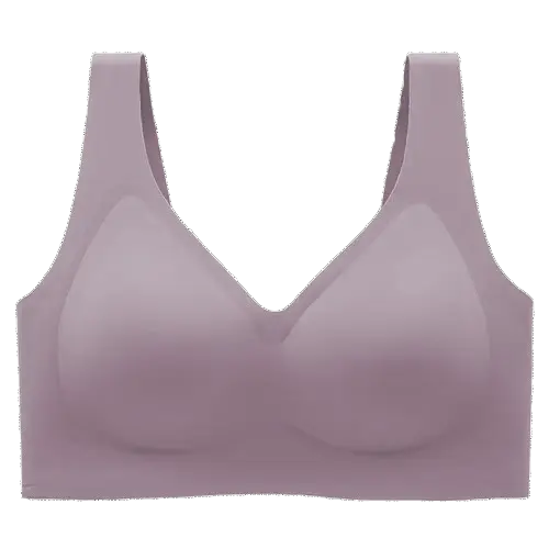 Seamless Wireless V-Neck Jelly Bra Tank Top