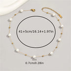 Isolde | Elegant Imitation Pearl Necklace