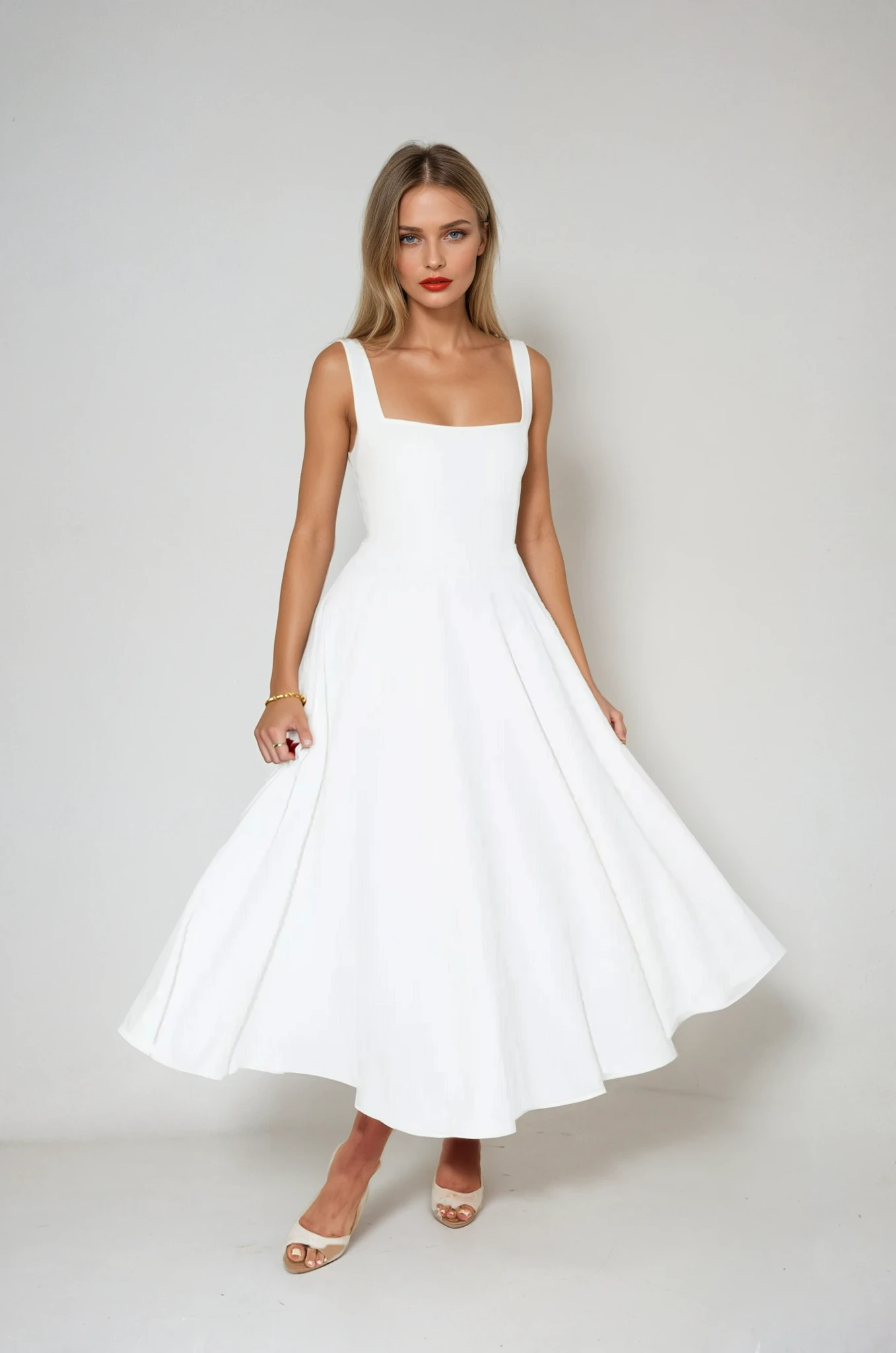 Celeste Charm Cocktail Midi Dress