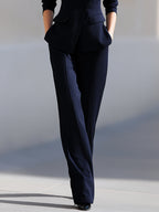 Midnight Navy Structured Pantsuit