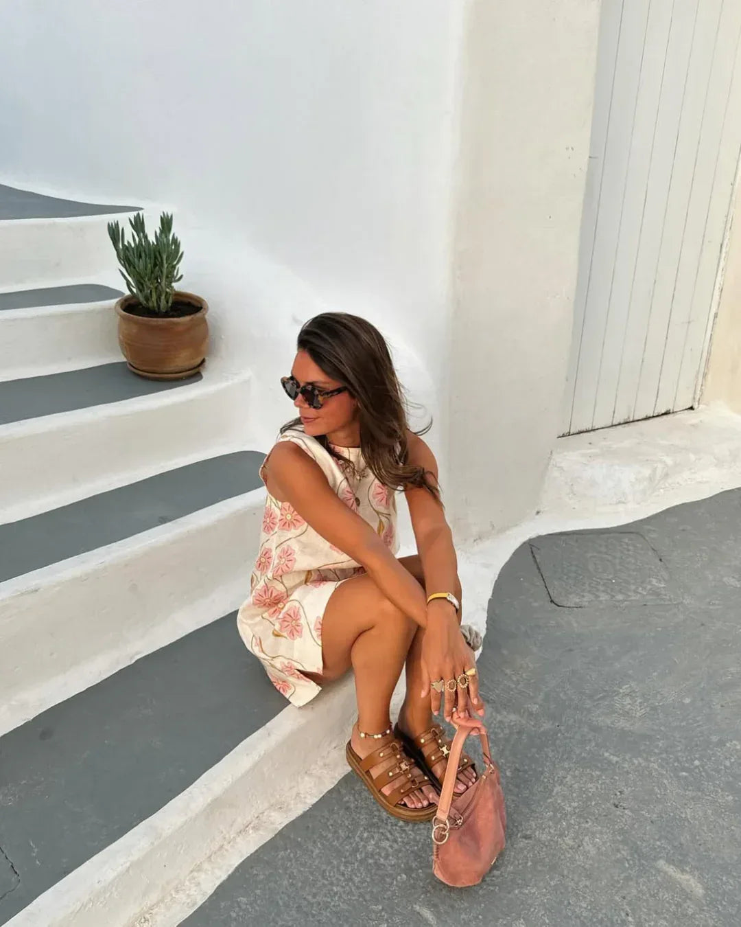 Amber | Vibrant Printed Sleeveless Mini Dress