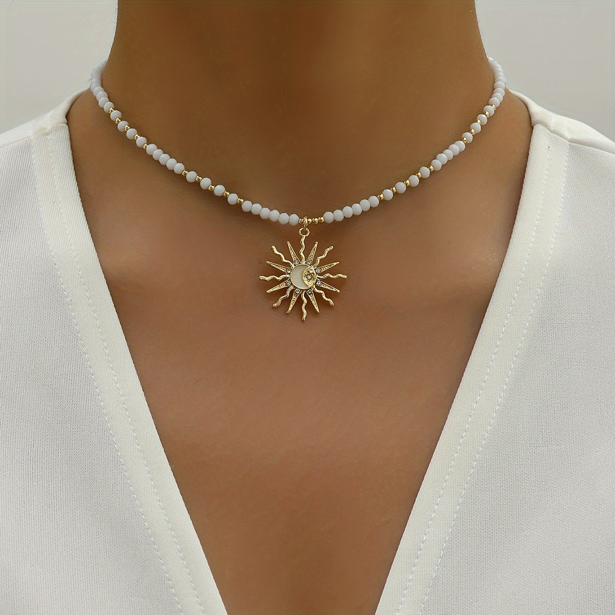 Amaria | Boheiman Necklace Golden Sun