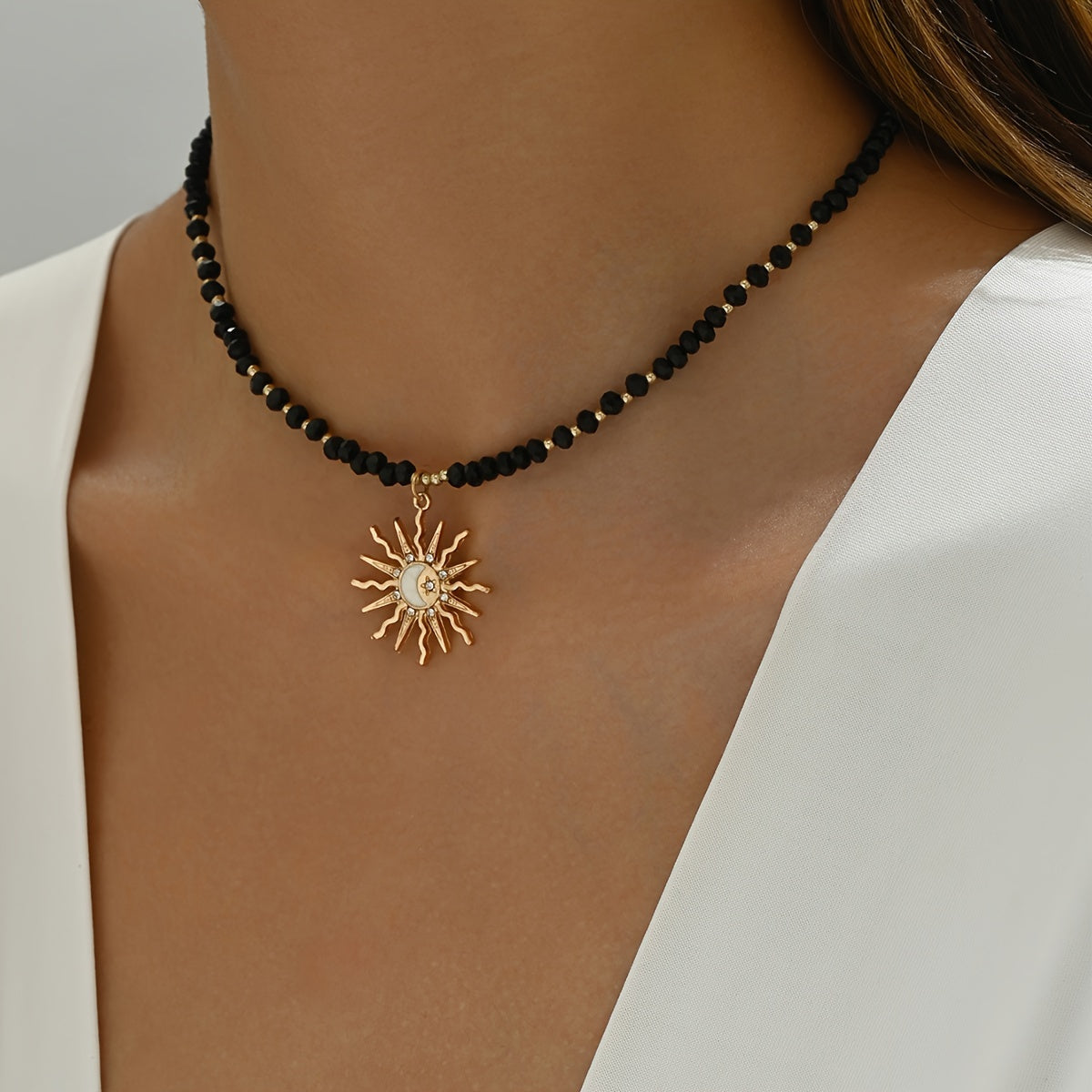 Amaria | Boheiman Necklace Golden Sun