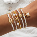 Aurelia | 6-Piece Retro Beach Bracelet Set