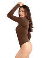 The long-sleeved shaping bodysuit