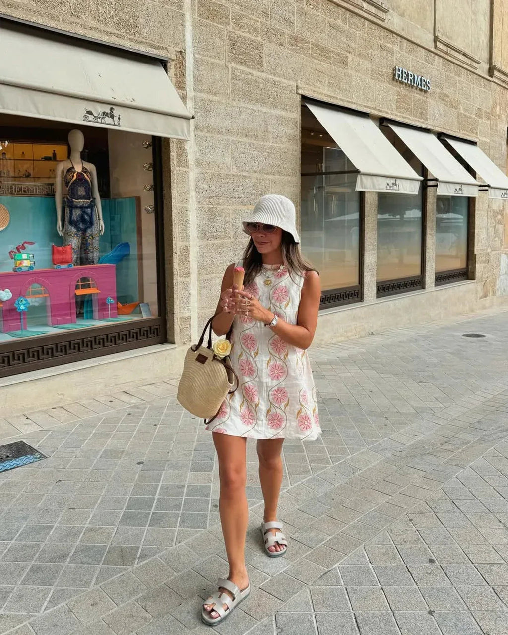 Amber | Vibrant Printed Sleeveless Mini Dress