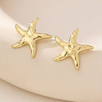 Liora | Boheiman Gold Starfish Earrings