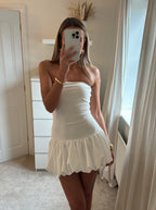 Kendall Drop-Waist Bubble-Hem Cute Party Dress