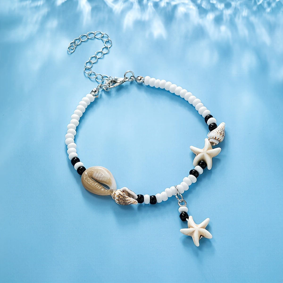 Calista | Vintage Boho Resin Starfish Anklet