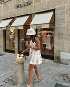 Amber | Vibrant Printed Sleeveless Mini Dress