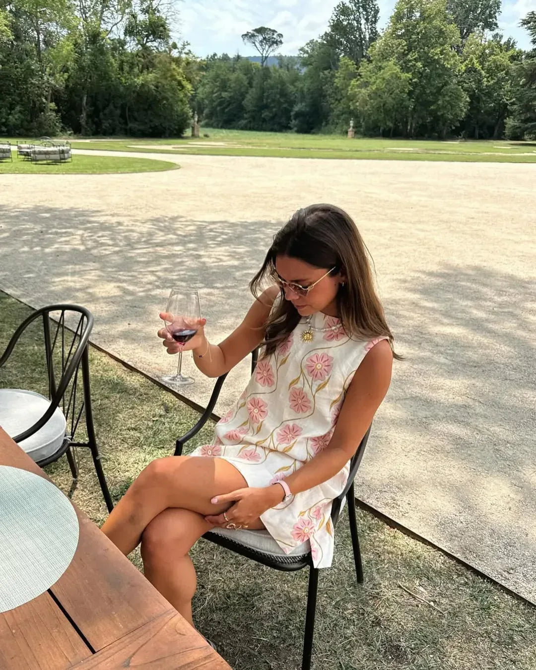 Amber | Vibrant Printed Sleeveless Mini Dress