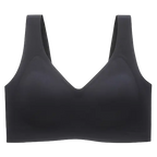 Seamless Wireless V-Neck Jelly Bra Tank Top