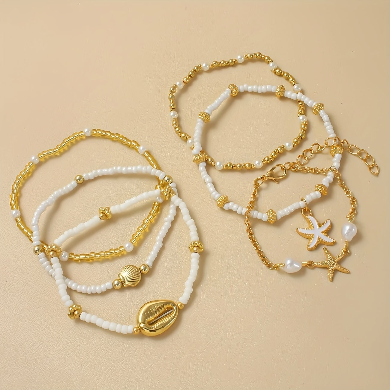 Aurelia | 6-Piece Retro Beach Bracelet Set