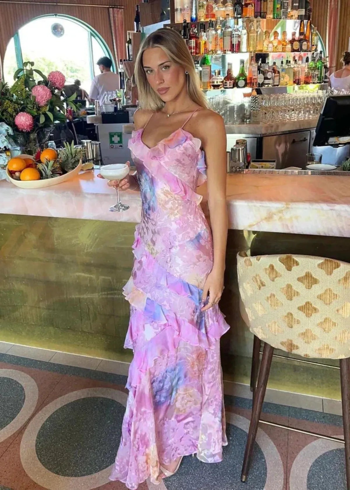 Airborne Summer Formal Maxi Dress