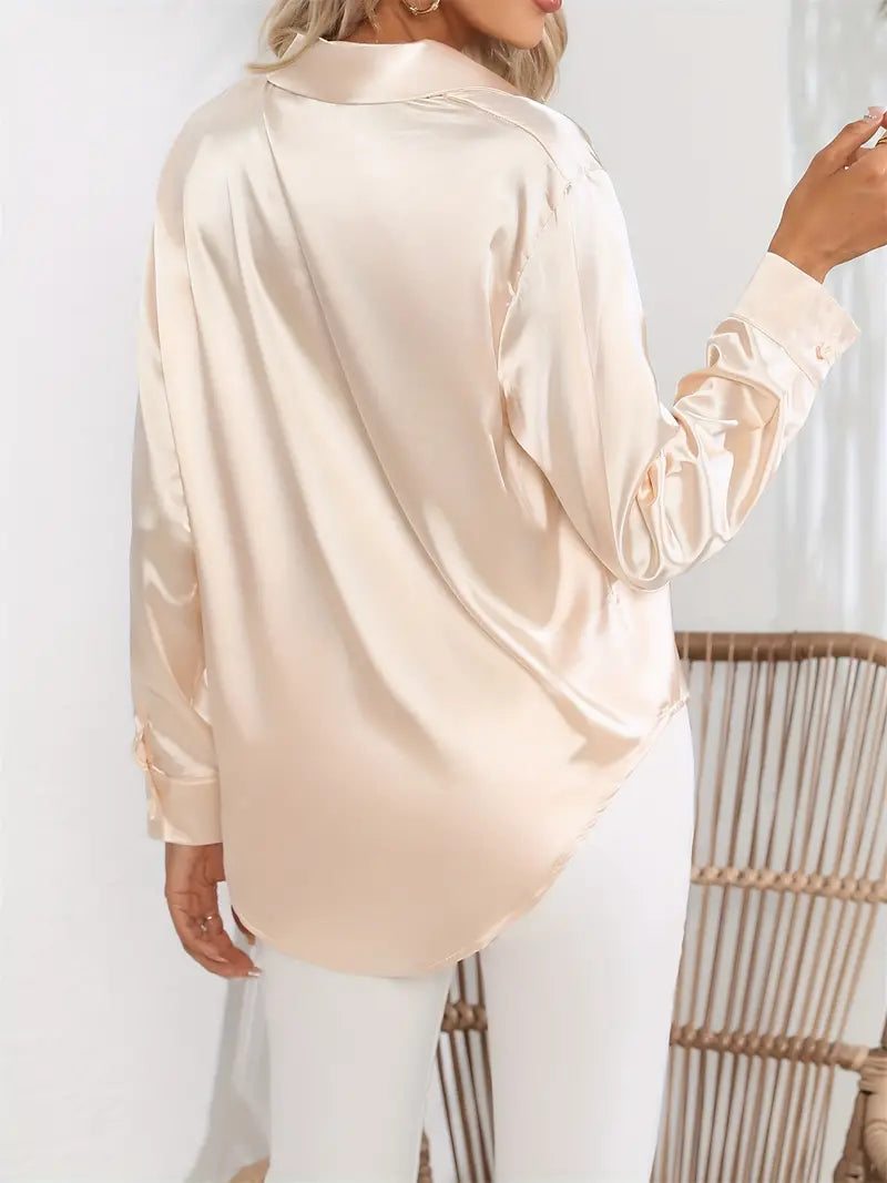 Elegant Satin Blouse for Women