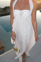 Ariel Summer Night Party Midi Dress