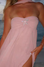 Ariel Summer Night Party Midi Dress