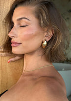 Ava Polished Teardrop Earrings