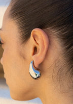 Ava Polished Teardrop Earrings