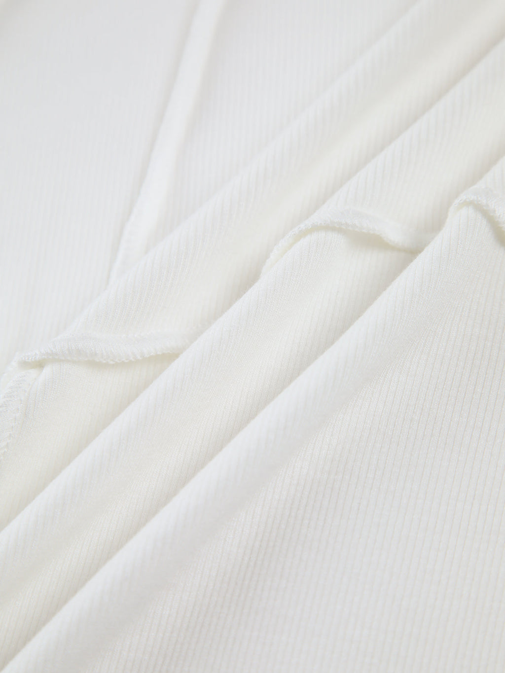 Fitted Long Sleeve Top with Raised Seam Detailing