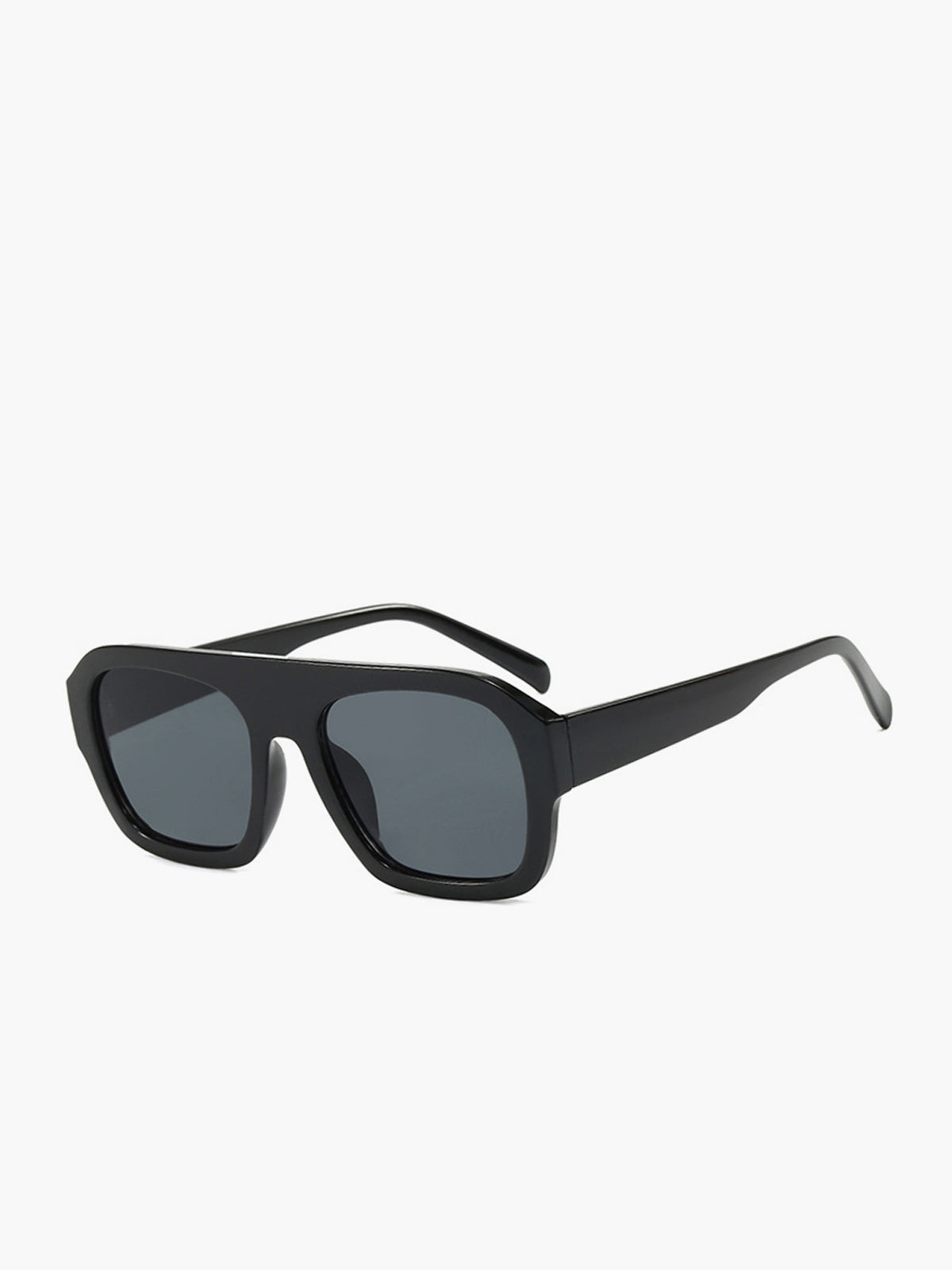 Retro Square Leopard Print Sunglasses