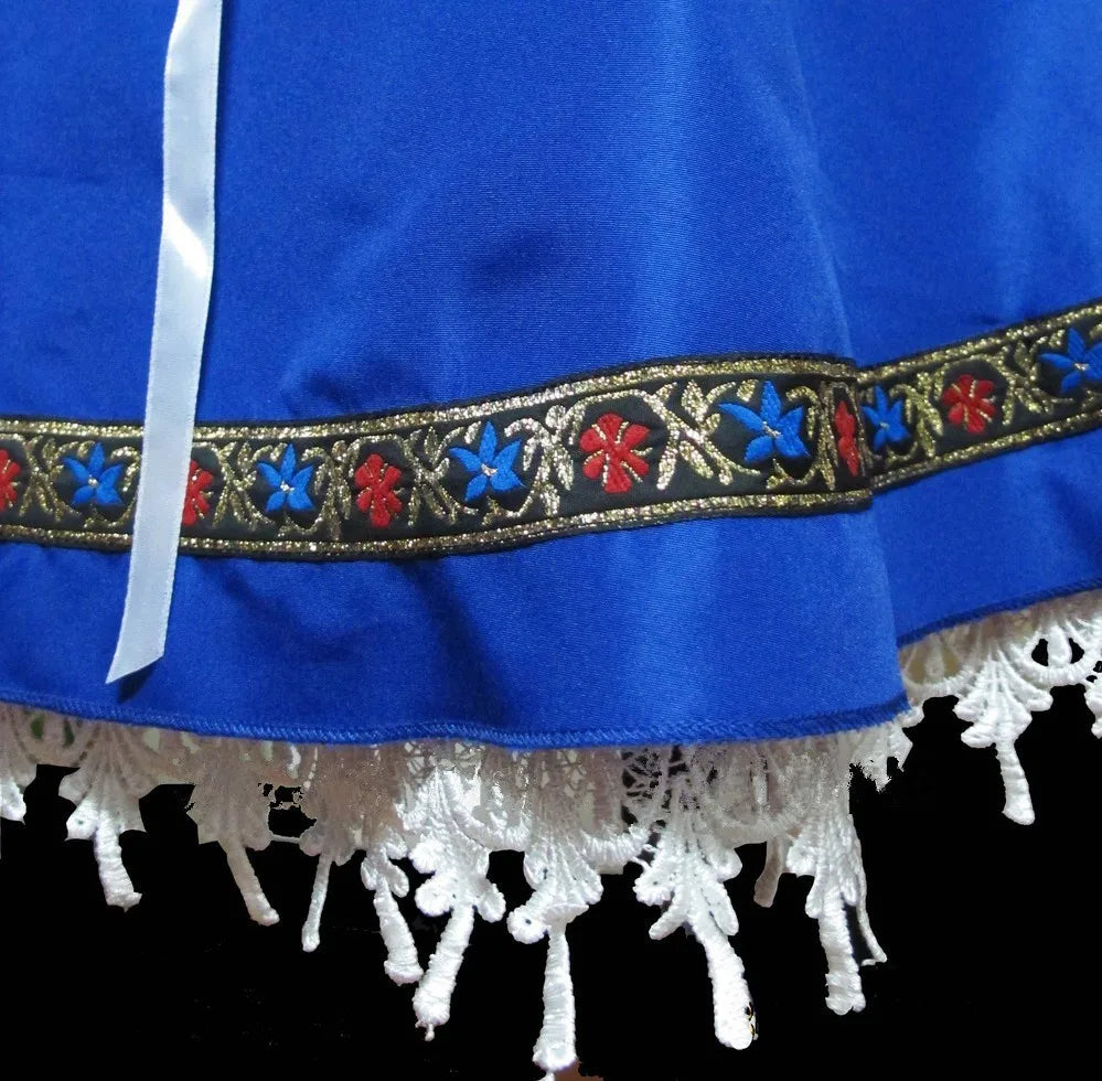 Women's Blue Oktoberfest Dress Costume