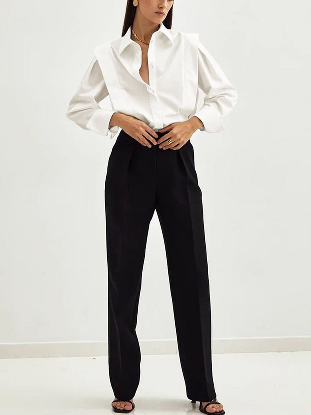 Button Down Square Shirt