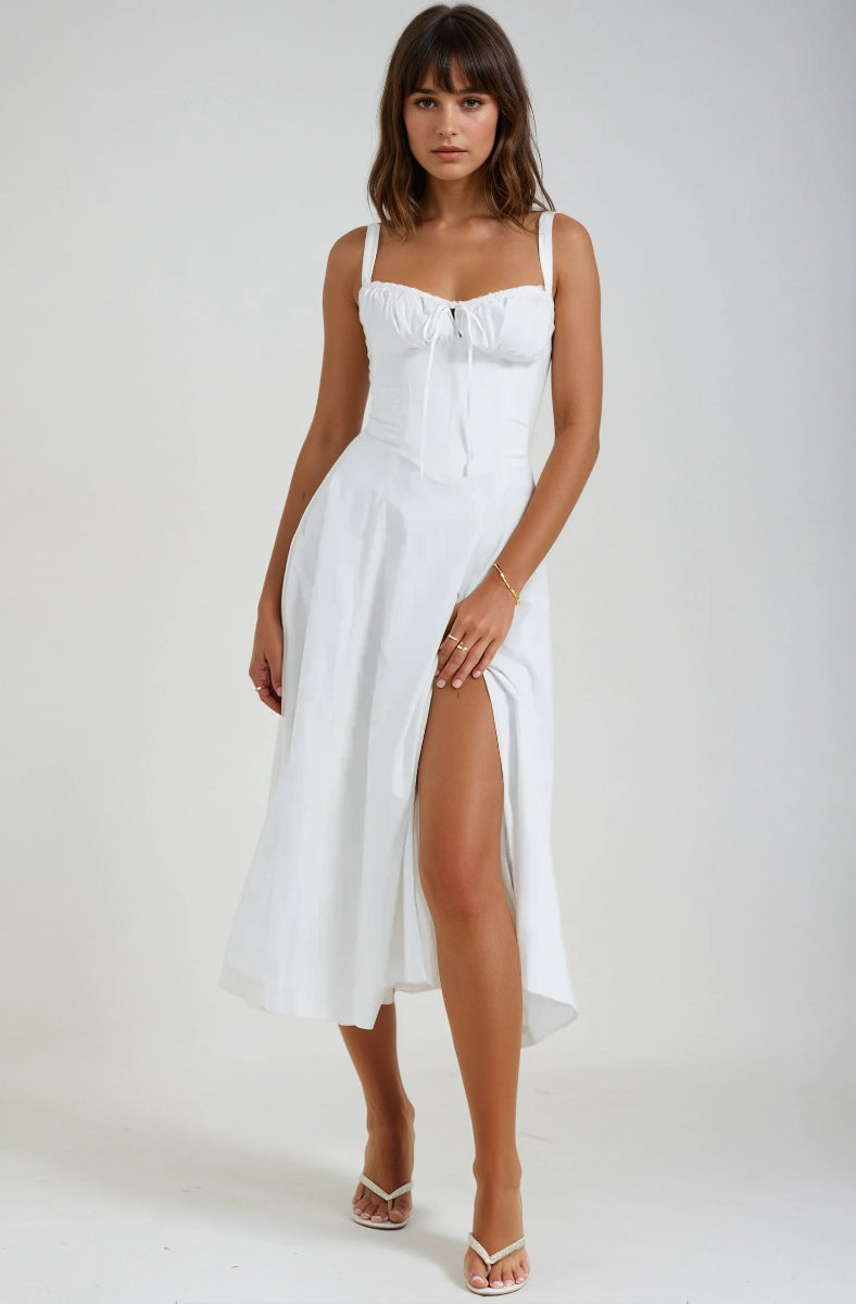 Catherine Corset Cute Party Midi Dress