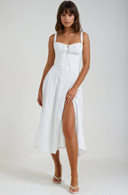 Catherine Corset Cute Party Midi Dress