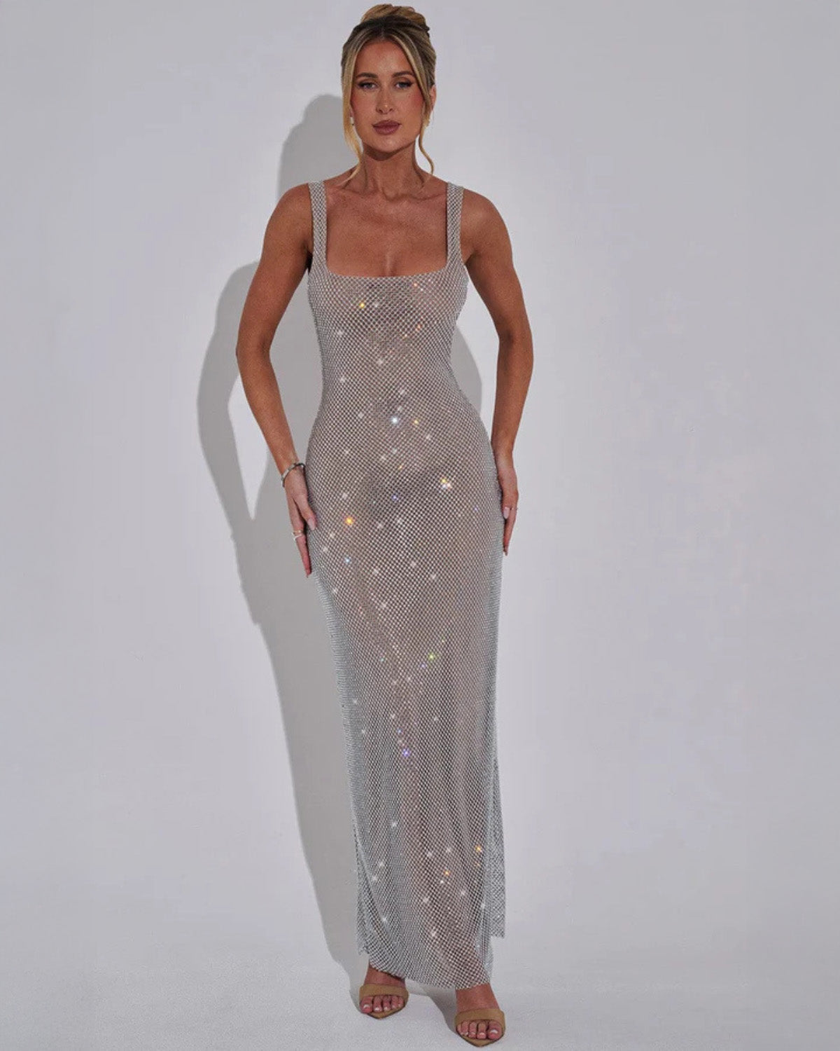 Celeste Embellished Formal Evening Grown