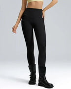 Butt Lifting Tummy Control Side Pocket High Waisted Shaping Training Leggings