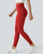 Butt Lifting Tummy Control Side Pocket High Waisted Shaping Training Leggings