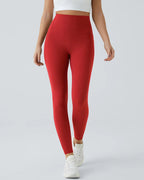 Butt Lifting Tummy Control Side Pocket High Waisted Shaping Training Leggings