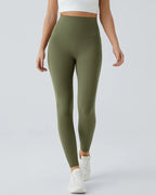 Butt Lifting Tummy Control Side Pocket High Waisted Shaping Training Leggings