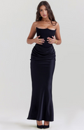 Mia Strapless Corset Maxi Dress