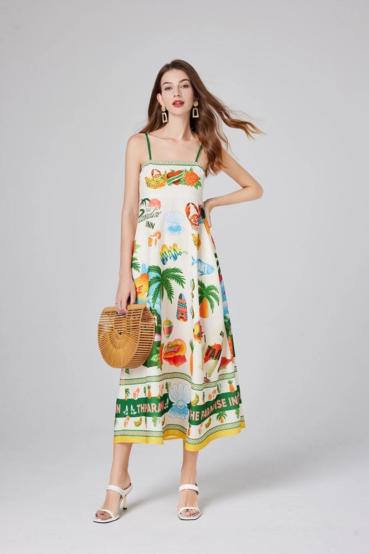 Floral Beach Summer Maxi Dress