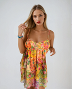 Amalfi Floral Summer Mini Dress