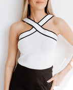 La Riviera Crossed Tank Top