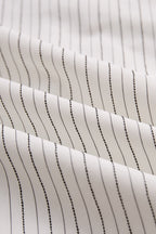 Striped Halter-Neck Knot Front Blouse