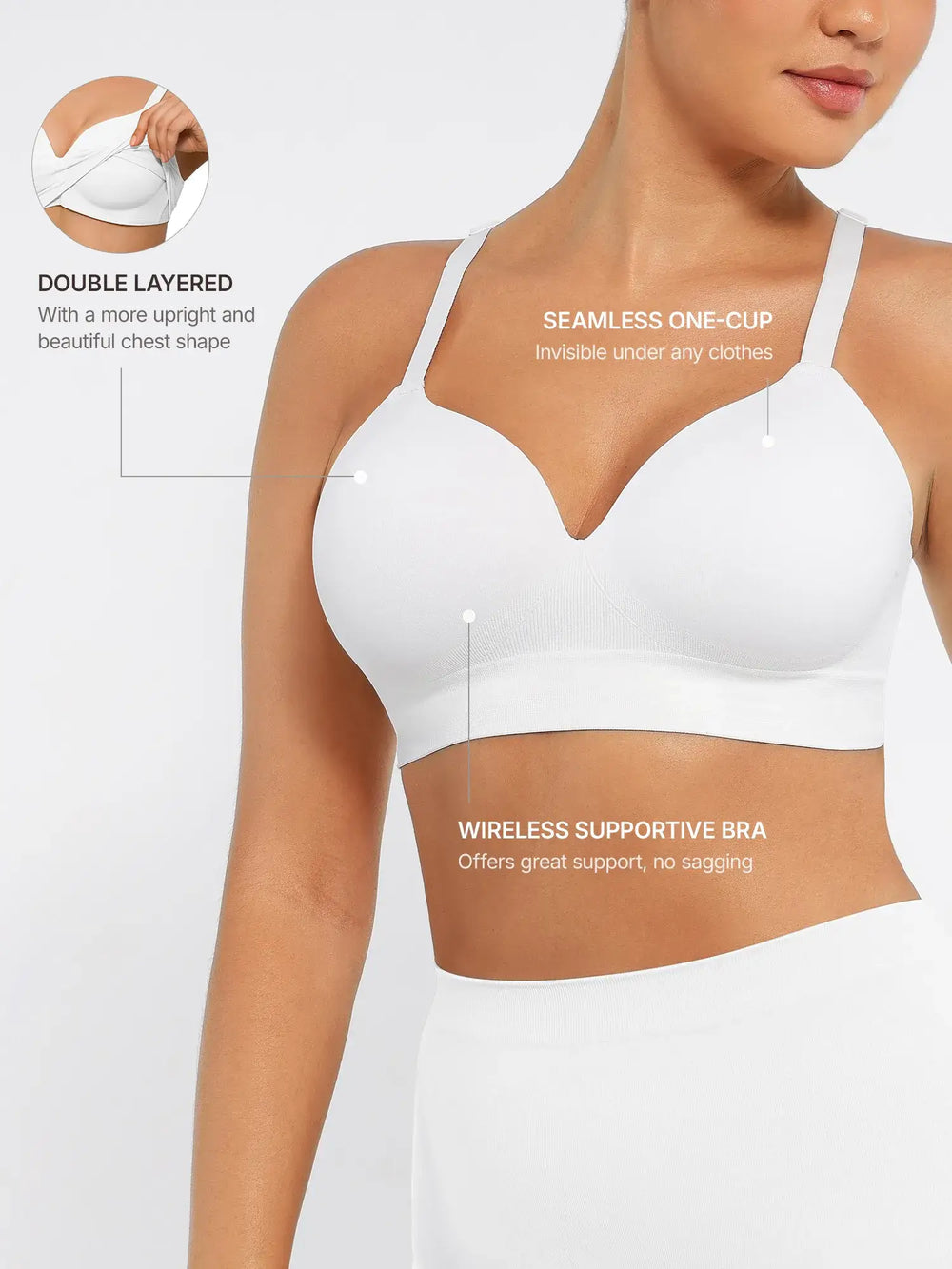 Ayla Seamless Comfort Lift Bra