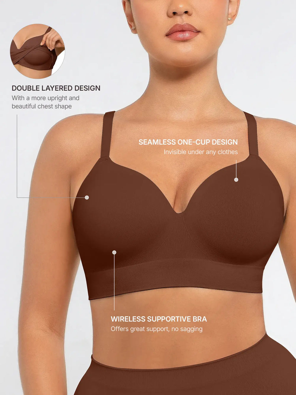Ayla Seamless Comfort Lift Bra