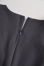 Sophisticated Sleeveless Peplum Jumpsuit In Charcoal Gray