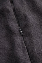 Pearl Button Vest And Maxi Skirt Two-Piece Set