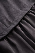 Pearl Button Vest And Maxi Skirt Two-Piece Set